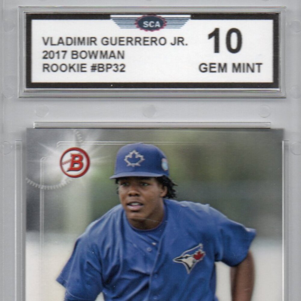 VLADIMIR GUERRERO JR. 2017 BOWMAN ROOKIE CARD TORONTO BLUE JAYS